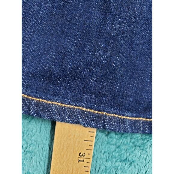 Old Navy Jeans Size 16 Womens Blue Stretch Denim Pants High Rise Ladies Flared - Picture 8 of 12